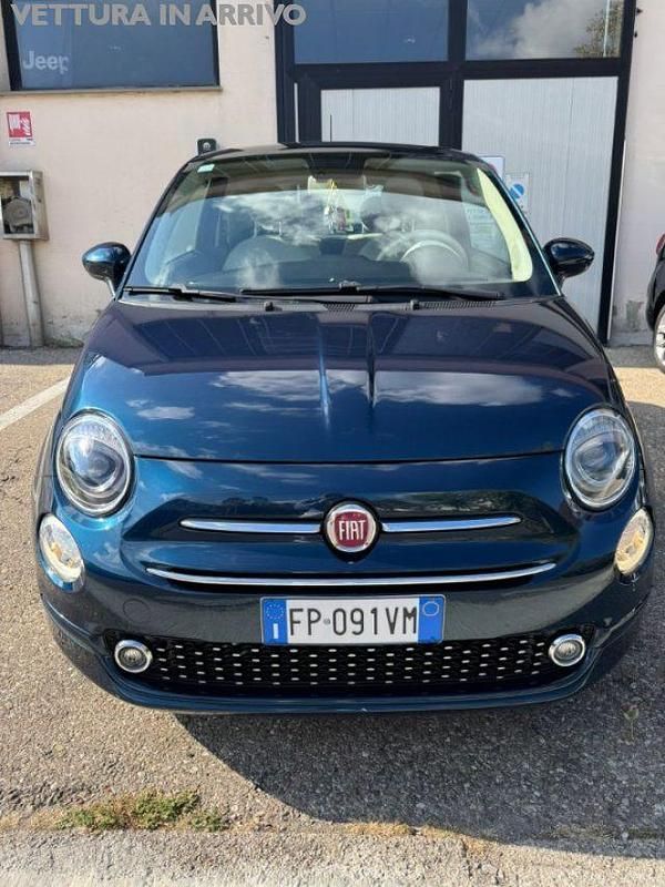 Usata Fiat 500 Lounge 69 CV (50 kW) 2018 Blu Utilitaria