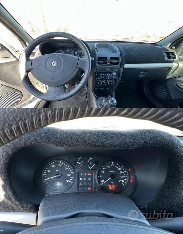 Usata Renault Clio II 75 CV (55 kW) 2003 Grigio Berlina
