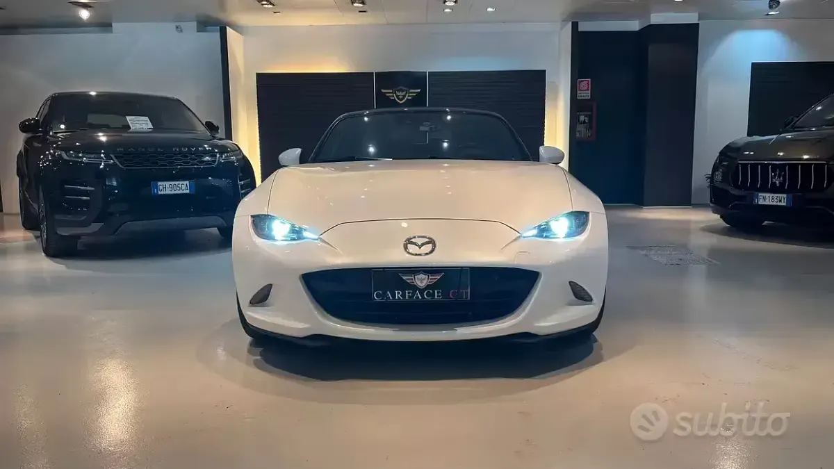 Usata Mazda MX5 132 CV (97 kW) 2021 Bianco Cabrio