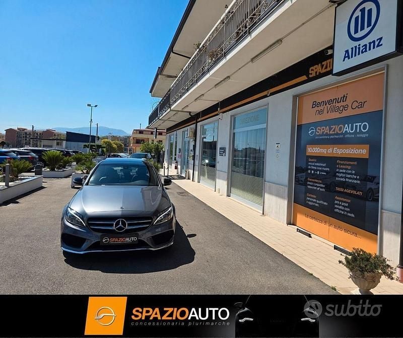 Usata Mercedes C180 AMG 115 CV (84 kW) 2019 Grigio Berlina