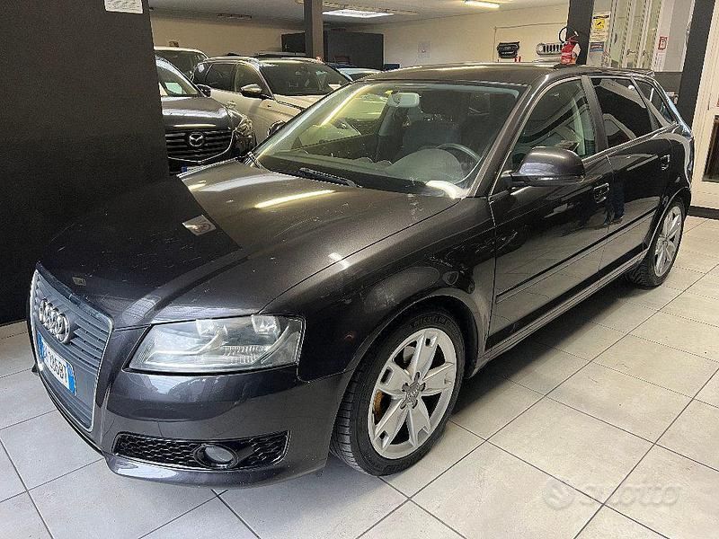 Usata Audi A3 Ambition 125 CV (91 kW) 2009 Nero Utilitaria