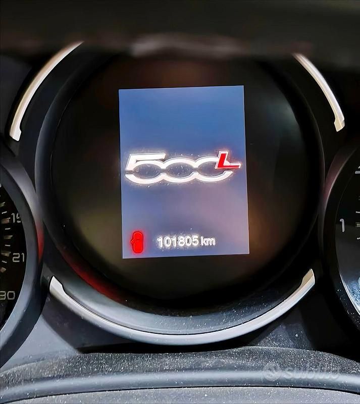 Usata Fiat 500L Lounge 120 CV (88 kW) 2017 Verde Monovolume