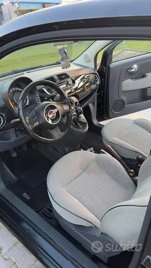 Usata Fiat 500 85 CV (62 kW) 2014 Nero Utilitaria