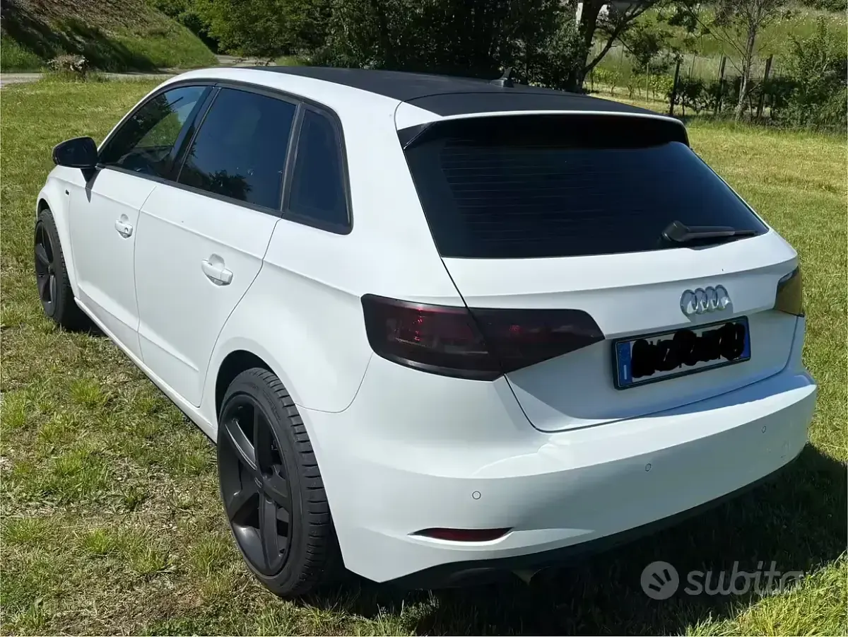 Usata Audi A3 110 CV (80 kW) 2017 Bianco Berlina