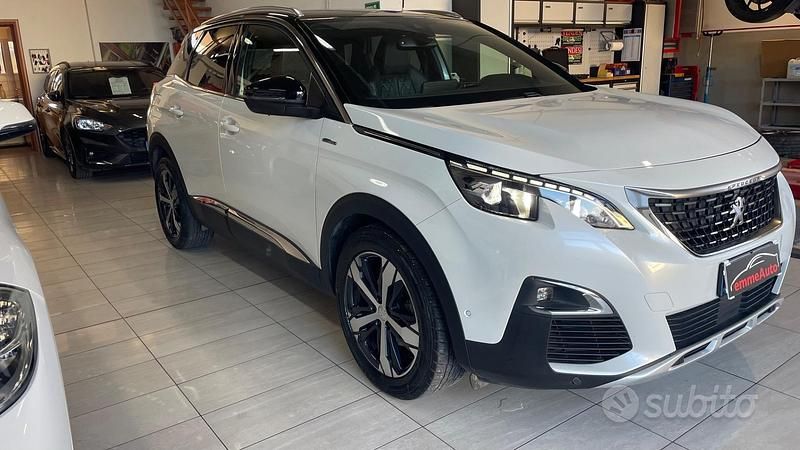 Usata Peugeot 3008 GT-line 120 CV (88 kW) 2017 Bianco SUV