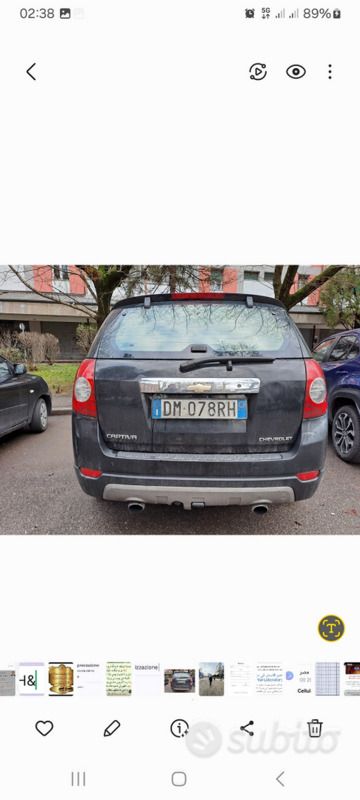 Nero Usata 2007 Chevrolet Captiva SUV | 2700 € (Buon prezzo) - Immagine 1/4
