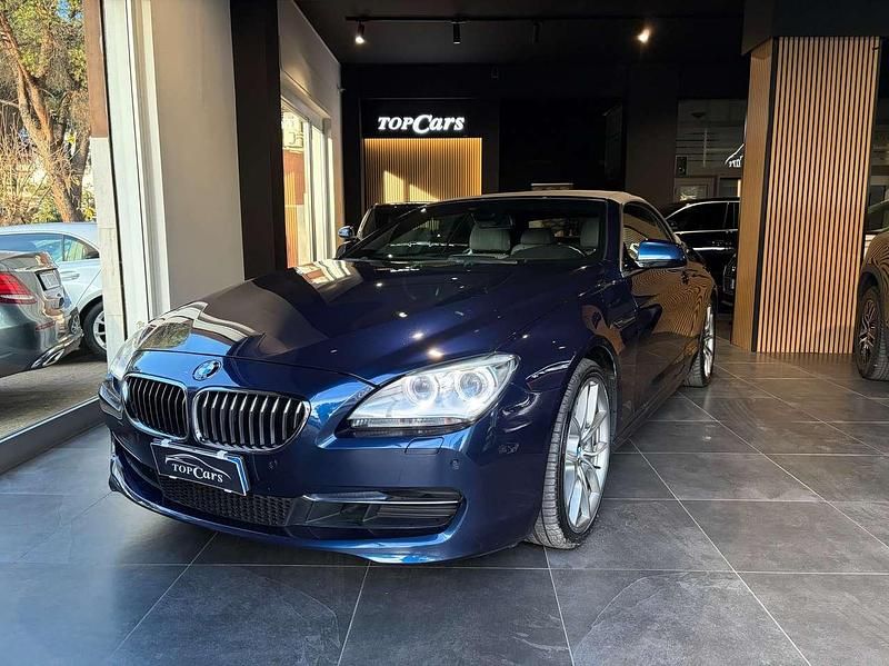 Usata BMW 640 Cabriolet 320 CV (235 kW) 2011 Blu/azzurro Cabrio