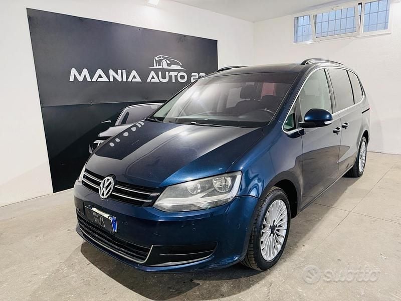 Usata VW Sharan 140 CV (102 kW) 2011 Blu Monovolume