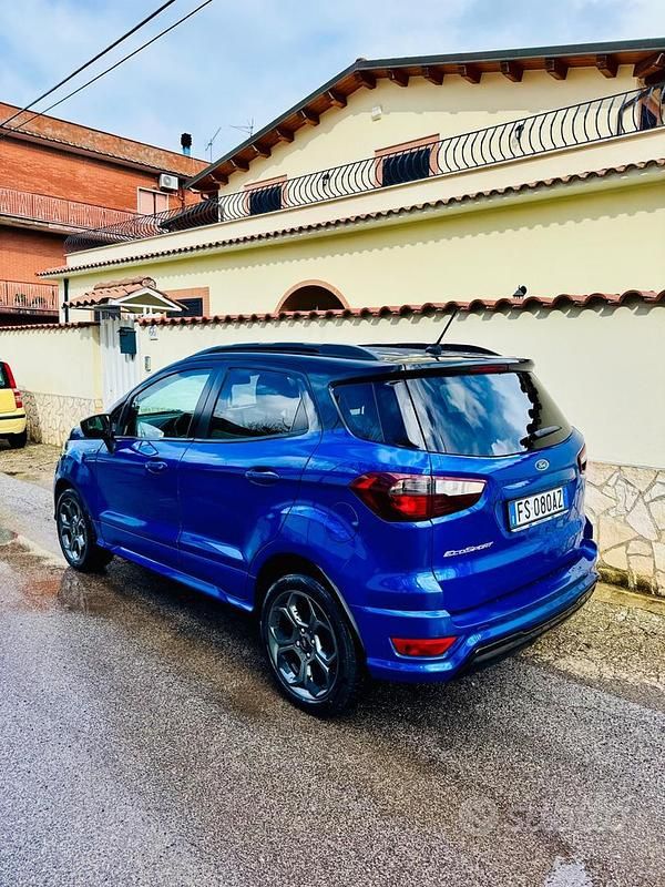 Usata Ford Ecosport ST-Line 100 CV (73 kW) 2019 Blu SUV