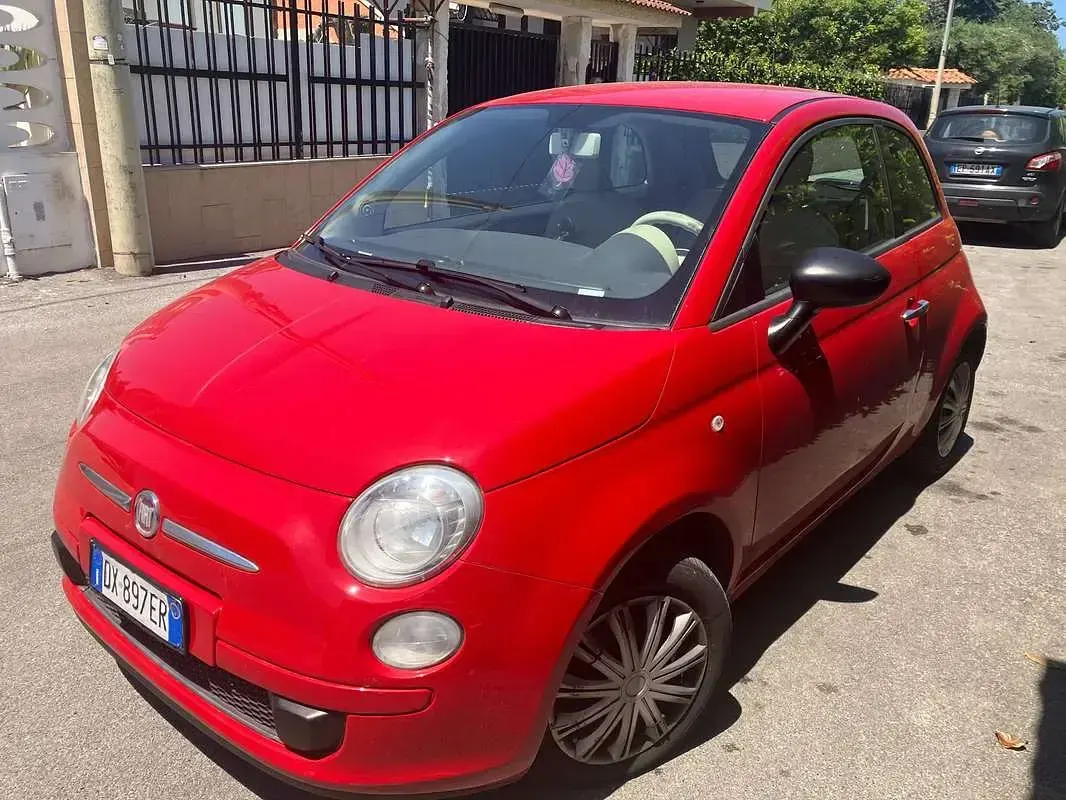 Usata Fiat 500 Pop 69 CV (50 kW) 2009 Rosso Cabrio
