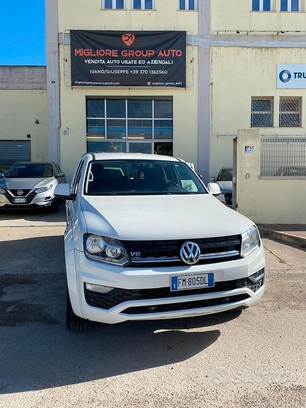 Usata VW Amarok 204 CV (150 kW) 2018 Bianco Pick-up