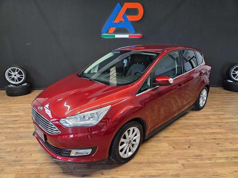 Usata Ford C-MAX Titanium 120 CV (88 kW) 2016 Rosso Monovolume