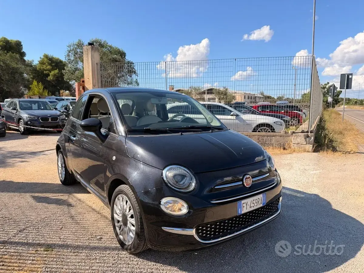 Usata Fiat 500 Lounge 69 CV (50 kW) 2019 Nero Berlina
