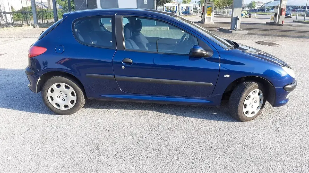 Usata Peugeot 206 75 CV (55 kW) 2002 Bluazzurro Berlina