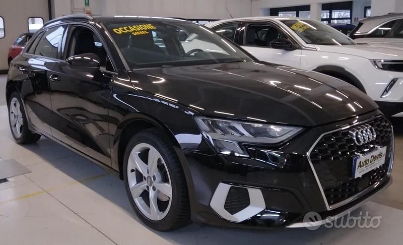 Usata Audi A3 Sport 150 CV (110 kW) 2024 Nero Berlina