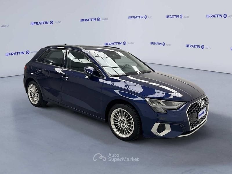 Usata Audi A3 e-tron Advanced 110 CV (80 kW) 2024 Blu Utilitaria