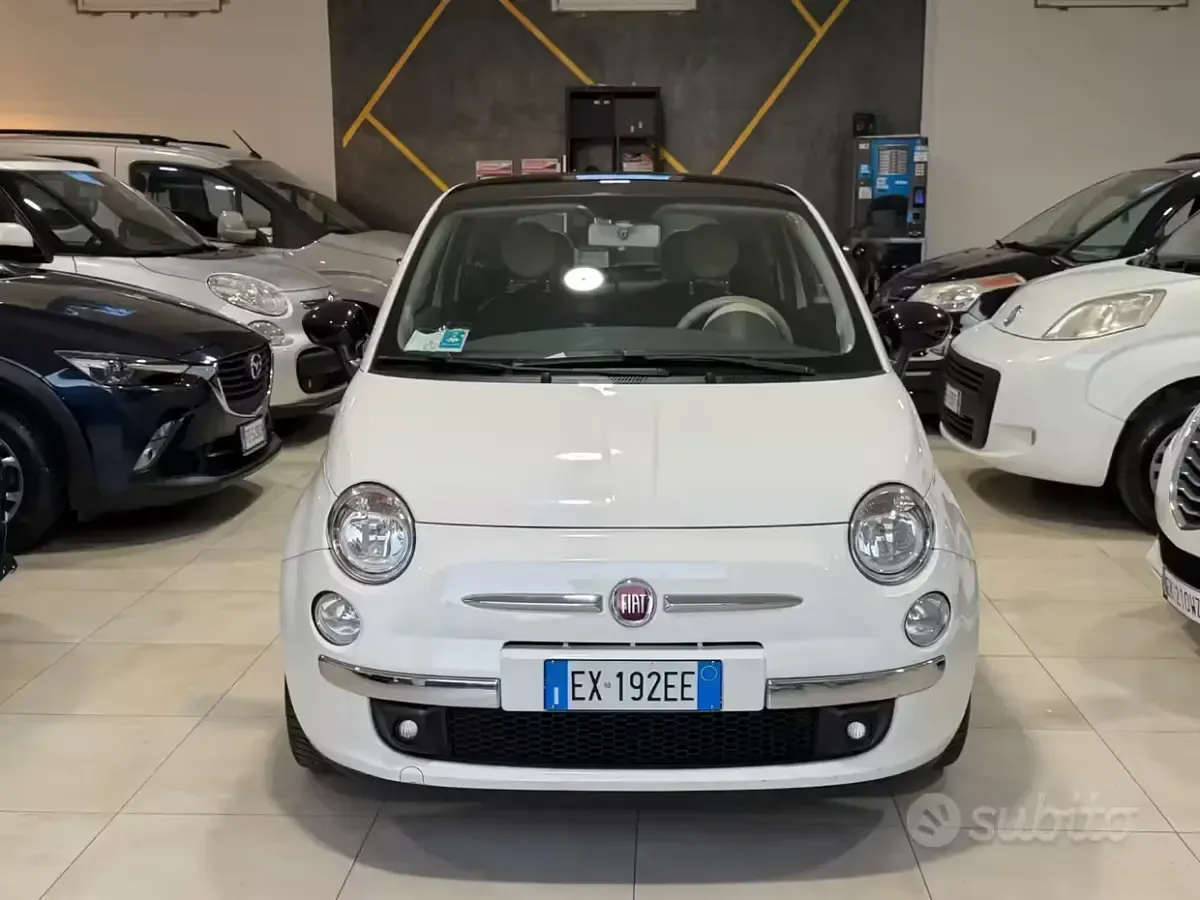 Usata Fiat 500 Lounge 69 CV (50 kW) 2015 Bianco Berlina