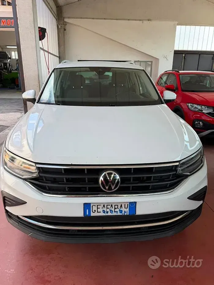 Usata VW Tiguan Elegance 150 CV (110 kW) 2021 Bianco SUV