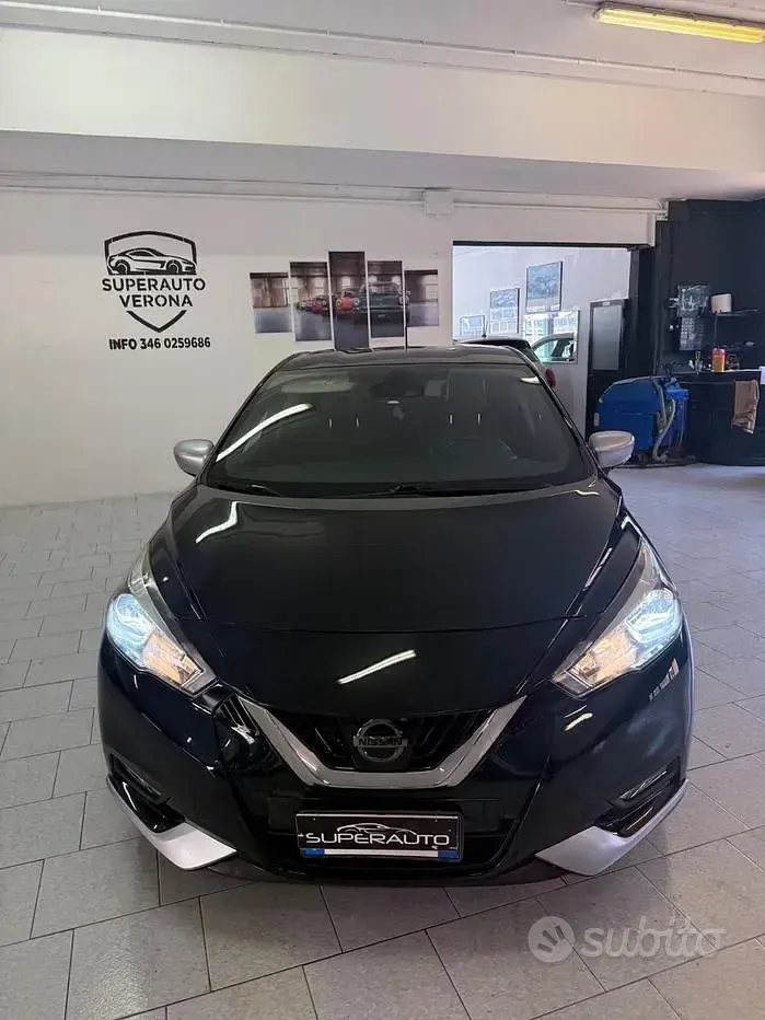 Usata Nissan Micra Tekna 90 CV (66 kW) 2017 Nero Utilitaria
