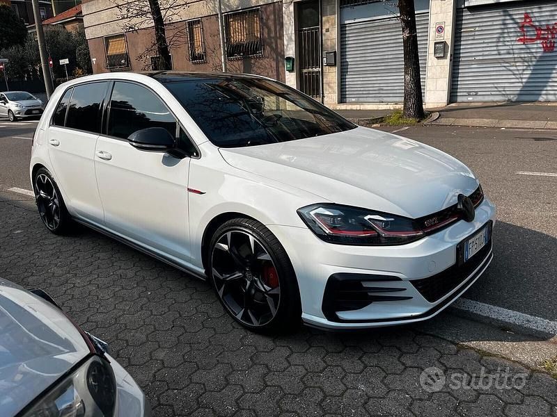 Usata VW Golf VII GTI 245 CV (180 kW) 2018 Bianco Berlina
