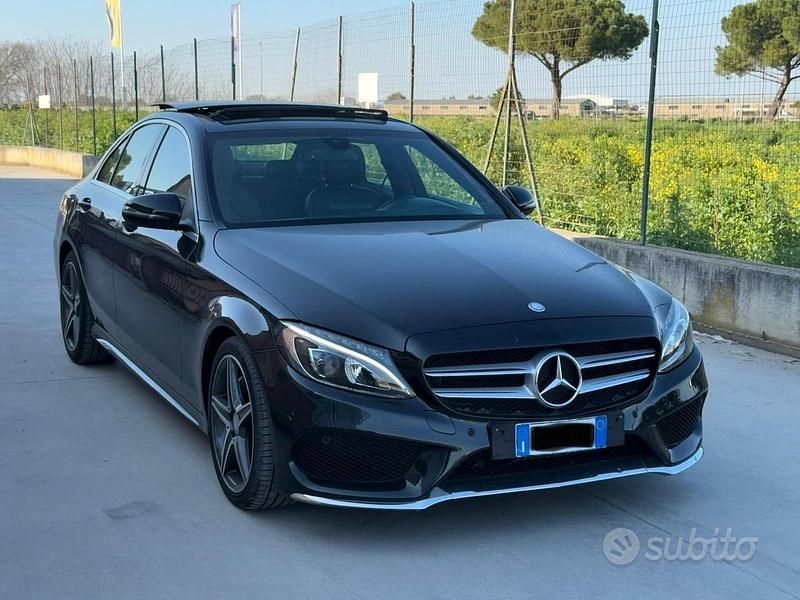 Usata Mercedes C180 Business 115 CV (84 kW) 2017 Nero Station wagon