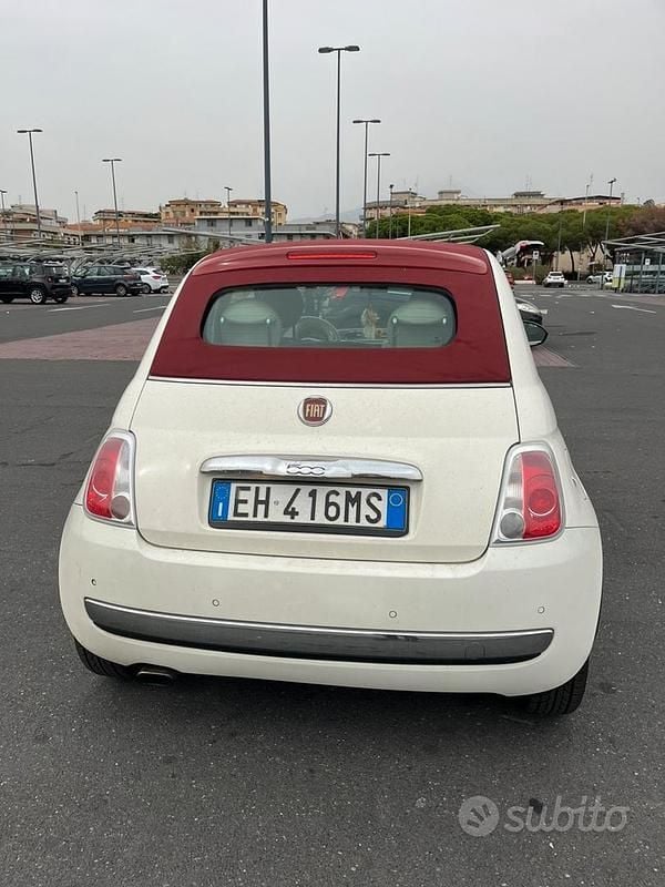 Begagnad Fiat 500 75 HK (55 kW) 2011 Vit Cab