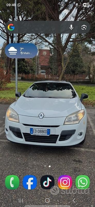 Usata Renault Mégane Cabriolet 130 CV (95 kW) 2010 Bianco Cabrio