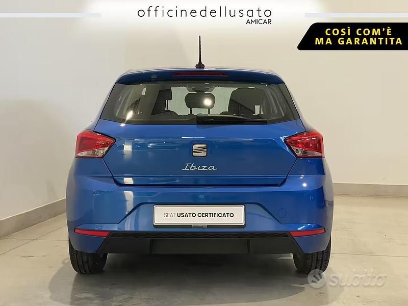 Usata Seat Ibiza Style 90 CV (66 kW) 2023 Blu zaffiro Utilitaria