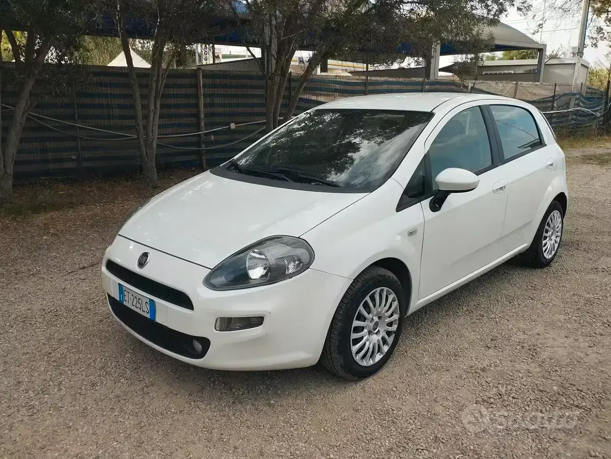 Usata Fiat Punto Street 75 CV (55 kW) 2014 Bianco Utilitaria