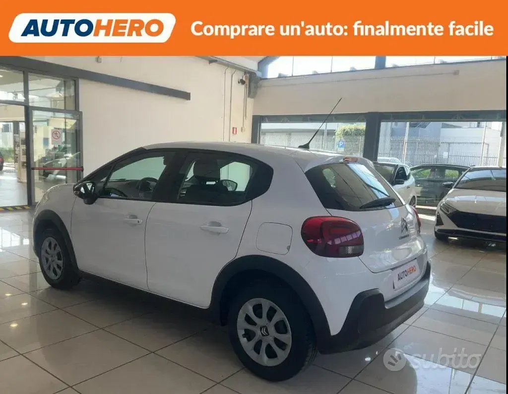 Usata Citroën C3 Feel 68 CV (50 kW) 2018 Bianco Utilitaria