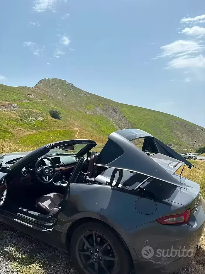 Usata Mazda MX5 Exceed 131 CV (96 kW) 2017 Grigio Cabrio