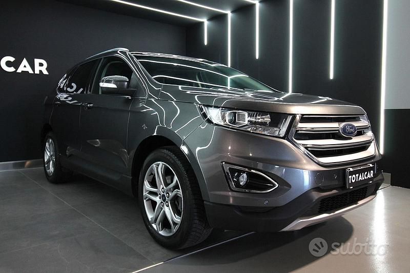 Grigio Usata 2017 Ford Edge Titanium SUV | 18.900 € (Molto cara) - Immagine 1/4