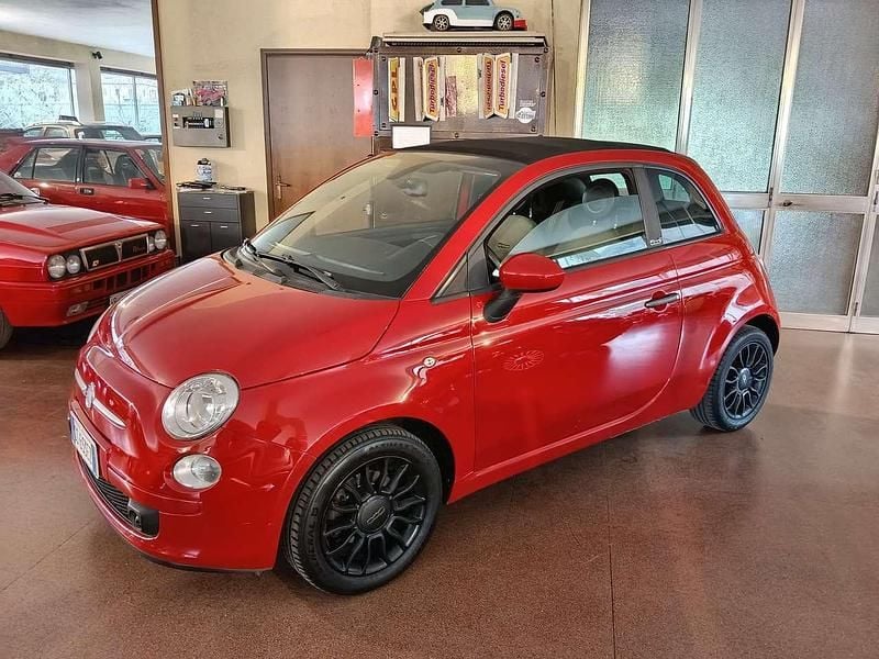 Usata Fiat 500 86 CV (63 kW) 2012 Rosso Cabrio