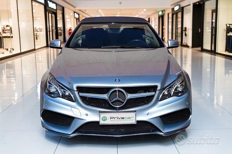 Usata Mercedes E250 Premium 204 CV (150 kW) 2014 Grigio Cabrio