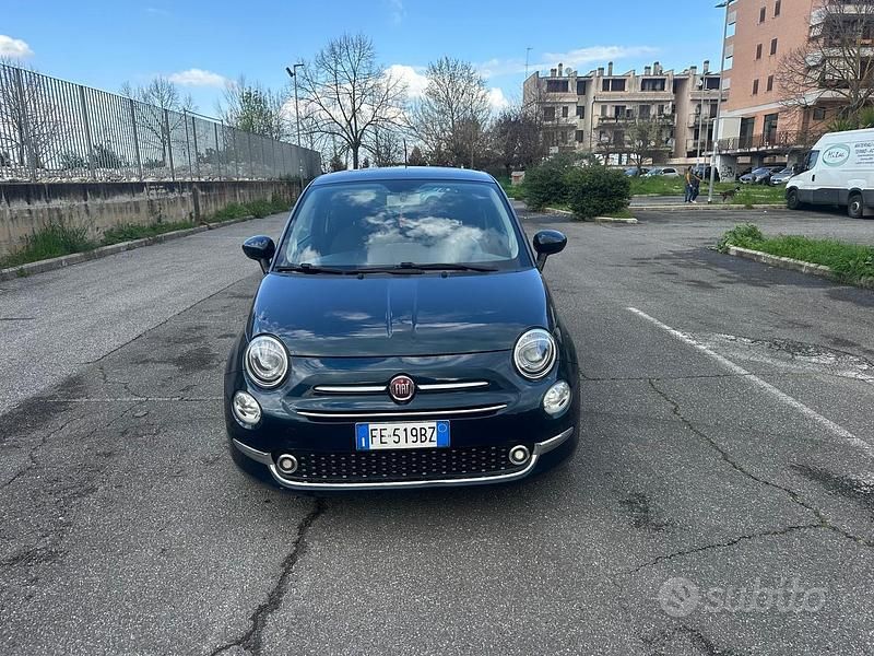 Usata Fiat 500 Lounge 69 CV (50 kW) 2016 Verde Berlina