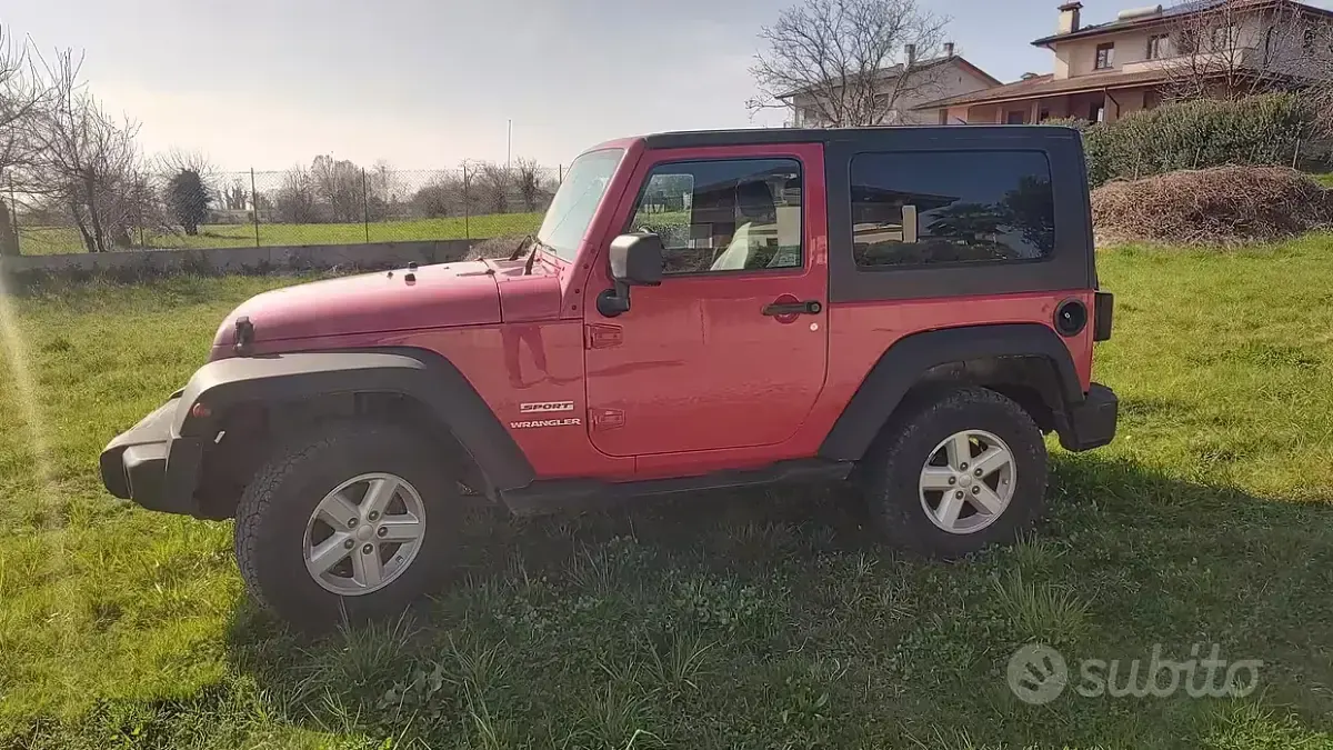 Usata Jeep Wrangler 177 CV (130 kW) 2007 Rosso SUV