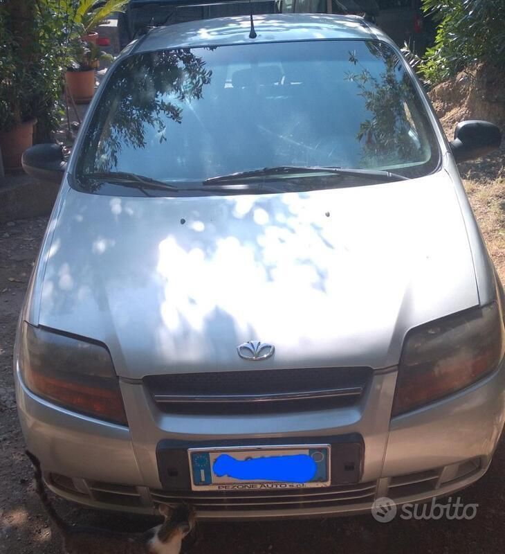 Usata Chevrolet Kalos 72 CV (52 kW) 2003 Grigio Utilitaria