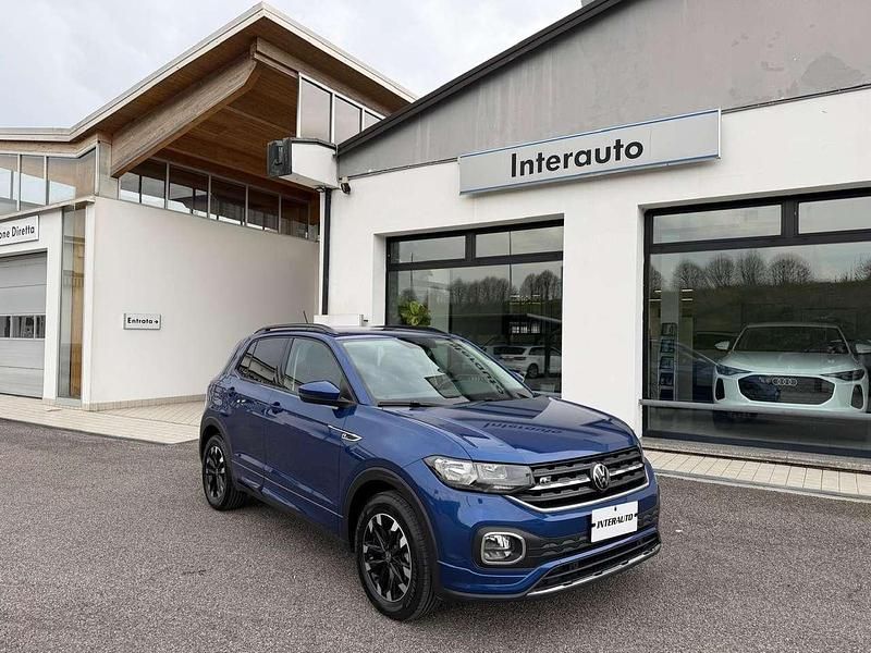 Usata VW T-Cross R-line 95 CV (69 kW) 2022 Reef blue SUV