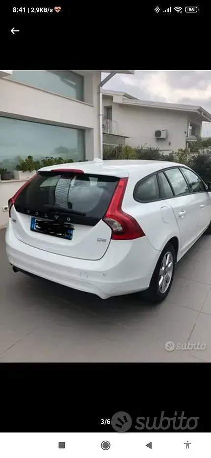 Usata Volvo V60 Kinetic 2015 Bianco Station wagon