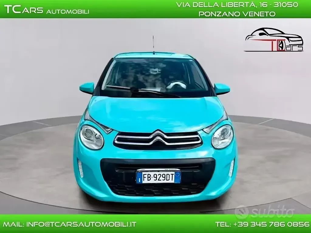 Usado Citroën C1 69 CV (50 kW) 2016 Azul Utilitario