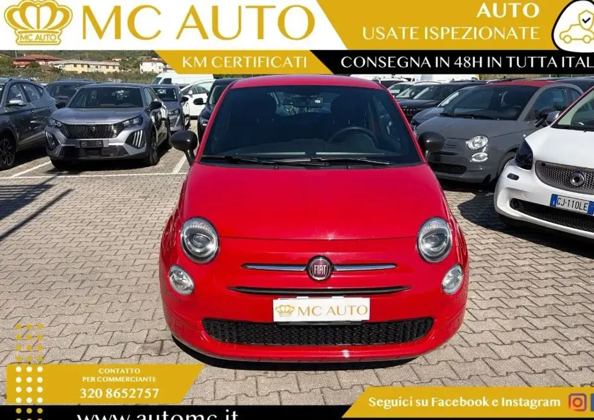 Usado Fiat 500 Dolcevita 69 CV (50 kW) 2023 Rojo Utilitario