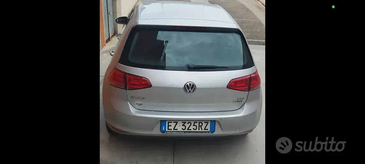 Usata VW Golf VII 105 CV (77 kW) 2015 Grigio Berlina