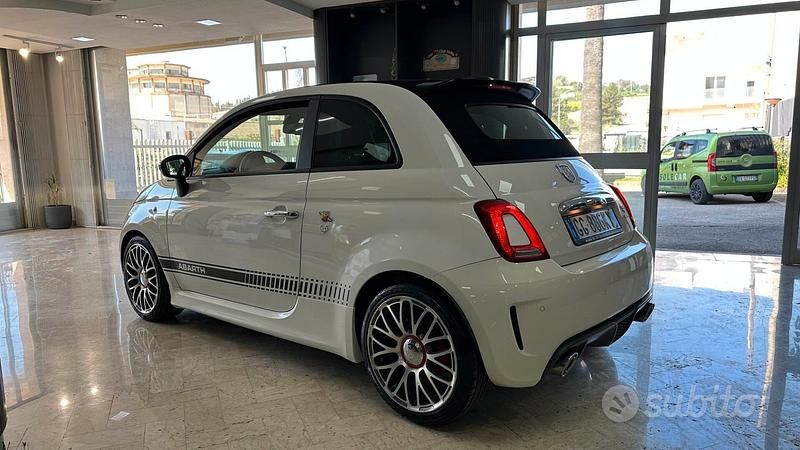 Usata Abarth 595C Turismo 160 CV (117 kW) 2014 Bianco Cabrio