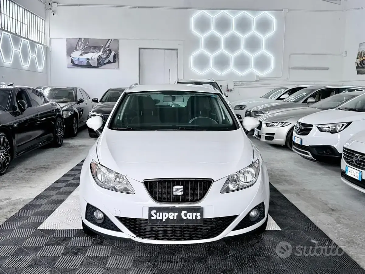 Usata Seat Ibiza ST 105 CV (77 kW) 2011 Bianco Station wagon