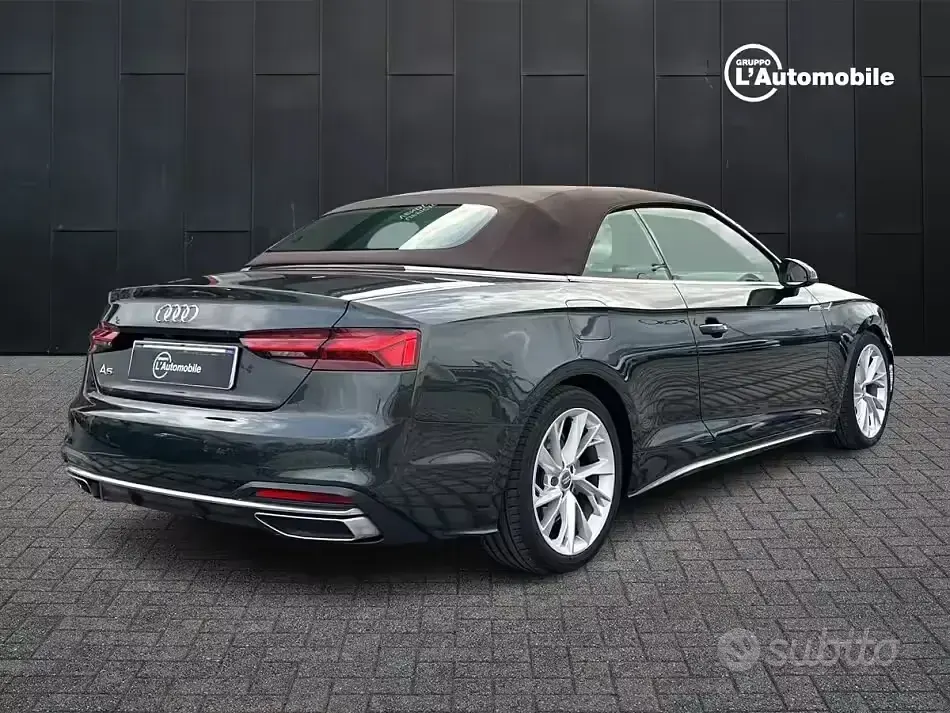 Usata Audi A5 Cabriolet Advanced Plus 204 CV (150 kW) 2022 Grigio Cabrio