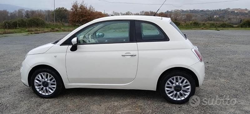 Usata Fiat 500 75 CV (55 kW) 2008 Bianco Utilitaria