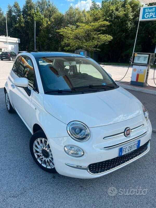 Usata Fiat 500 69 CV (50 kW) 2016 Bianco Utilitaria