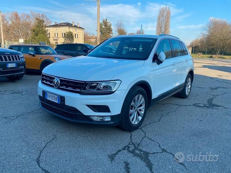 Usata VW Tiguan Business 115 CV (84 kW) 2017 Bianco SUV
