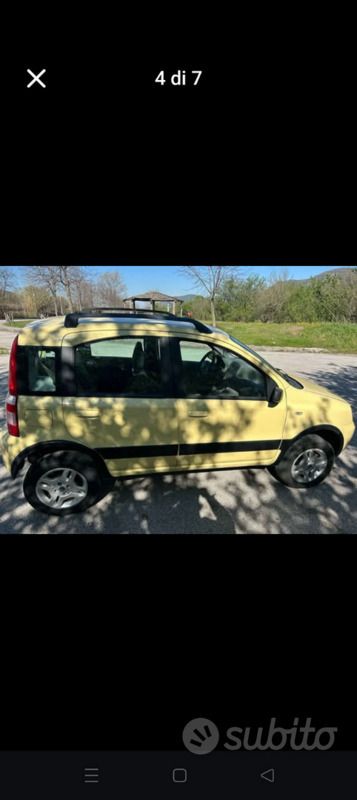 Usata Fiat Panda 4x4 69 CV (50 kW) 2006 Giallo Utilitaria