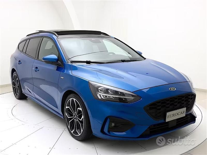 Usata Ford Focus 150 CV (110 kW) 2019 Blu Station wagon